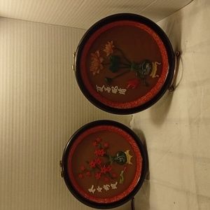 Vintage Asian Shadow Box's